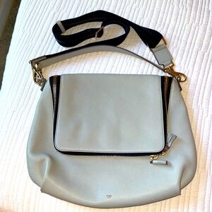 Anya Hindmarch Maxi Zip Blue Satchel